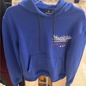 South Pole Royal Blue Hoodie with Embroidered Logo
